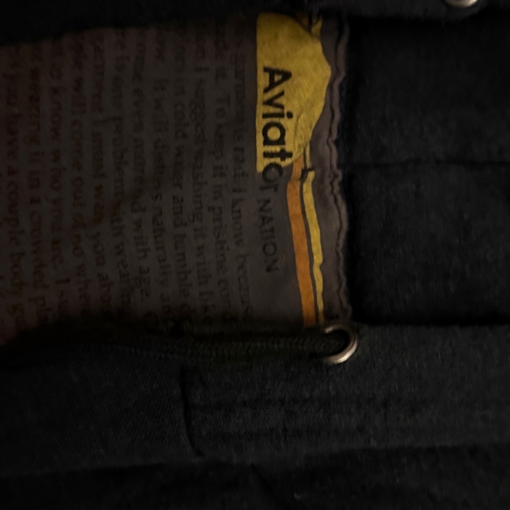 Aviator Nation Black Hoodie with Gold Smiley - Picture 7 of 7